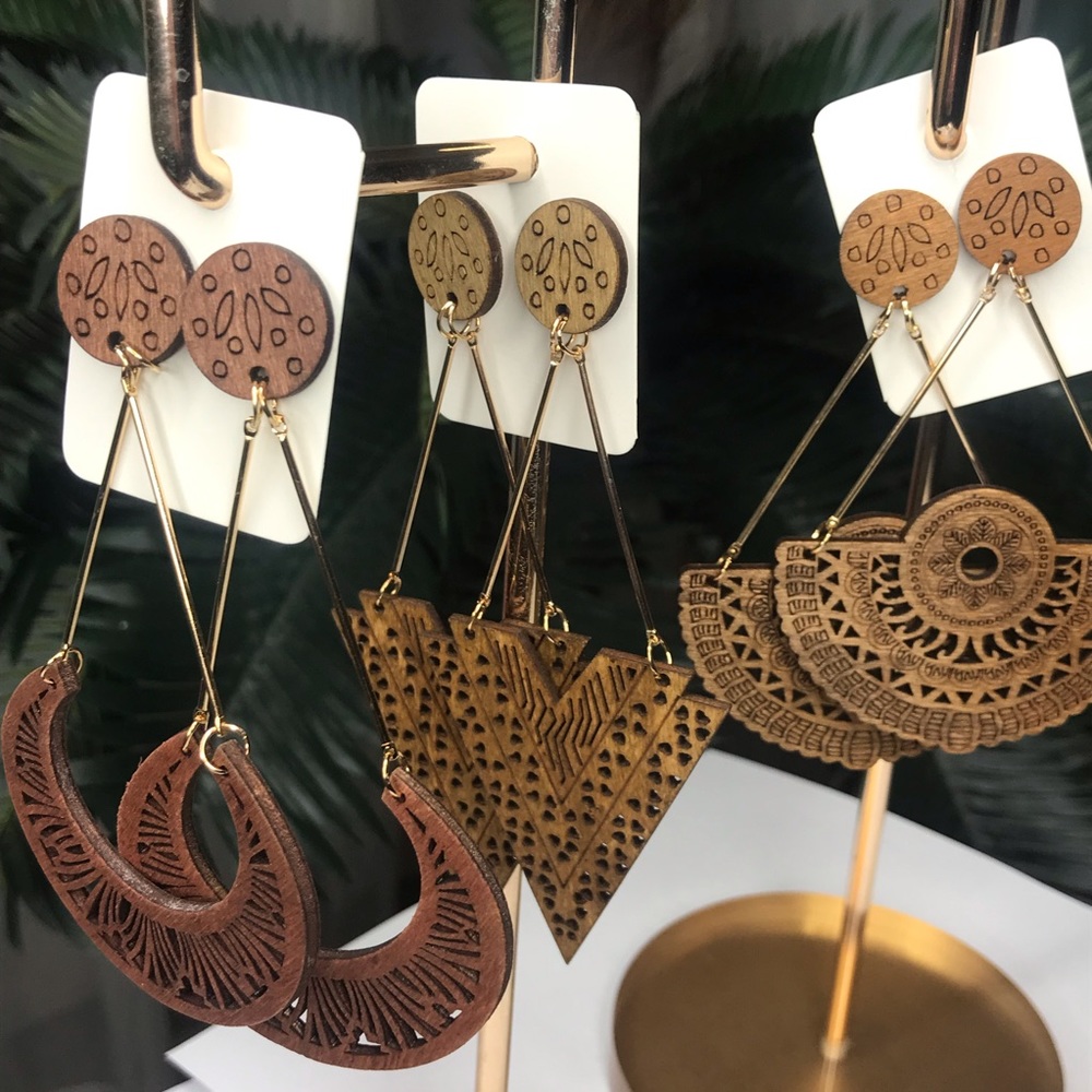 Wooden Earrings